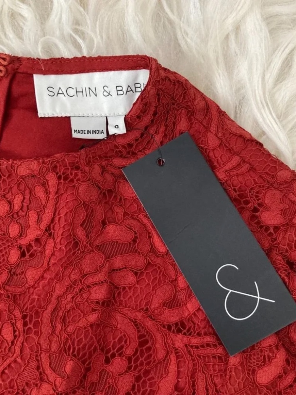 Sachin & Babi Amelie Lace Pattern Knee-Length Dress 1681 - Picture 12 of 12